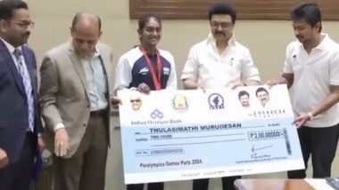 Tamil Nadu CM MK Stalin Felicitates State’s Paris Paralympics 2024 Heroes; Check Full List of Medallists (Watch Video)