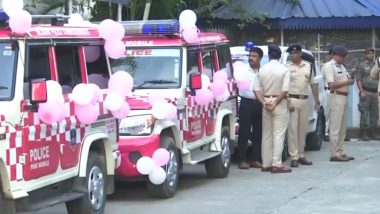 Siliguri: Police Launch Pink Patrol Vehicles to Enhance Women’s Safety (Watch Video)