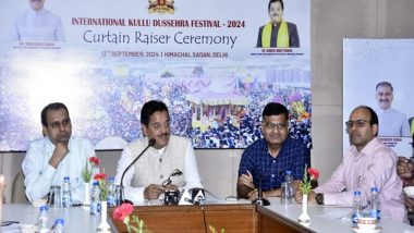 Kullu Dussehra 2024: Annual Mela To Feature International Troupes, Fusion Cultural Programme; To Be Held From October 13 to 19 in Himachal Pradesh