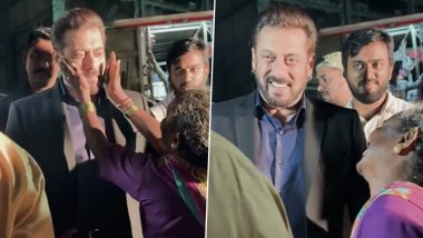 Salman Khan Spotted Arriving on the Sets of ‘Bigg Boss 18’; Video Capturing Actor’s Heartwarming Interaction With an Elderly Woman Goes Viral – WATCH