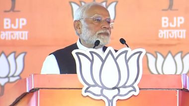 Haryana Assembly Elections 2024: ‘Bharosa Dil Se, BJP Fir Se’, Says PM Narendra Modi at Election Rally in Hisar (Watch Video)