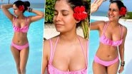 Shreya Dhanwanthary Is a &lsquo;Tropical Barbie&rsquo; As She Sizzles Beachside in Pink Bikini; Actress Drops Stunning Photos From Tanzanian Getaway