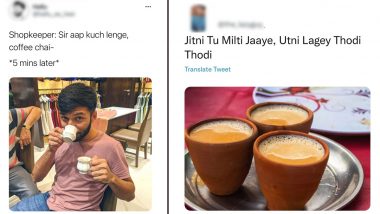 National Chai Day 2024 Funny Memes and Jokes: Hilarious Chai Memes, Quirky One-Liners, Viral Posts and GIFs To ‘Brew Up’ Laughter While Celebrating the Beloved Beverage