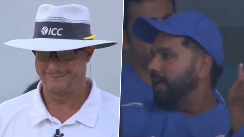 Rohit Sharma Left Baffled, Umpire Richard Kettleborough Lets Out a Smirk After Virat Kohli's DRS Mistake During IND vs BAN 1st Test 2024 (Watch Video)