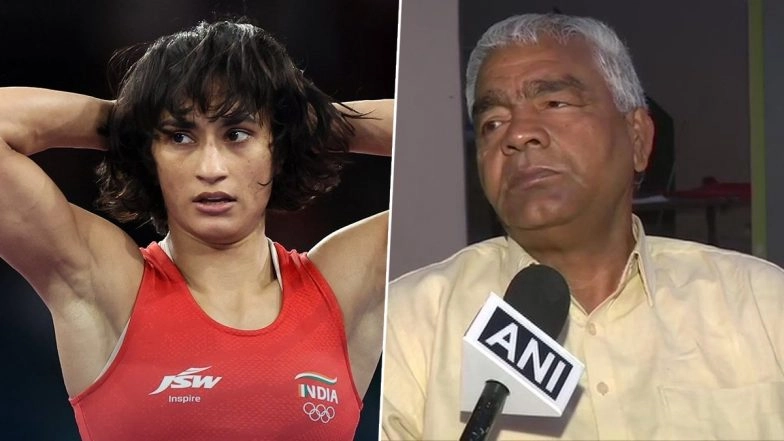 Former Wrestling Coach Mahavir Singh Phogat Slams Vinesh Phogat for Entering Politics 