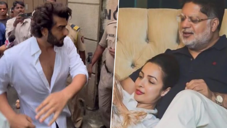 Anil Arora Dies by Suicide: Arjun Kapoor Reaches Malaika Arora’s Parents’ Residence After Her Father Passes Away (Watch Video)