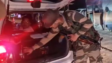 Jammu and Kashmir Encounter: Security Beefed Up in Shikari Area of Reasi After Gunfight Between Security Forces and Terrorists (Watch Video)