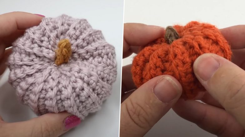 Crochet Pumpkins for Fall 2024 Decorations: How To Make Crochet Pumpkin at Home? Easy Knit Pumpkin Ideas for a Cosy Autumn Mood (Watch Videos)