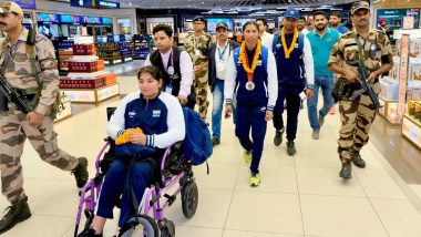 Deepthi Jeevanji Arrives in New Delhi After Bronze Medal Triumph at Paris Paralympics 2024