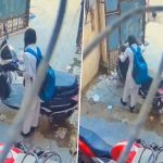 Scooty Theft Caught on Camera in Varanasi: Teenage Girl in School Uniform Flees With Two-Wheeler After Duping Woman in Kabir Nagar, Video Surfaces