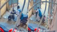 Scooty Theft Caught on Camera in Varanasi: Teenage Girl in School Uniform Flees With Two-Wheeler After Duping Woman in Kabir Nagar, Video Surfaces