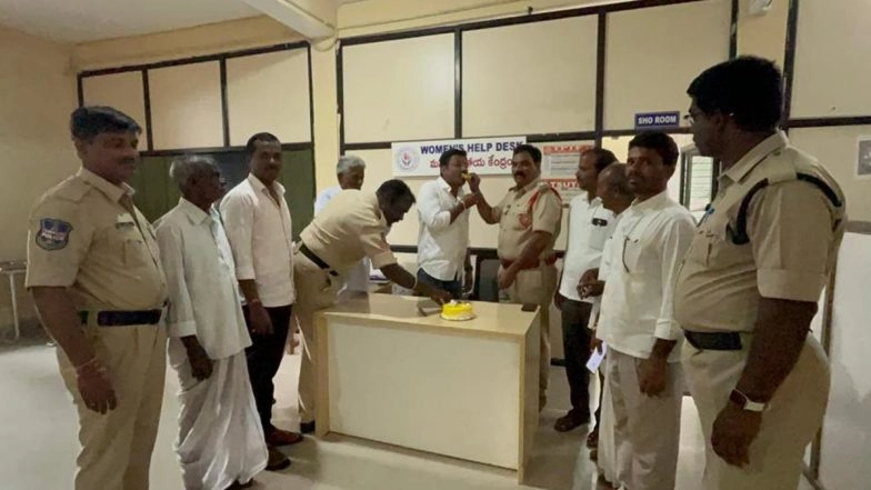 Telangana Cop Celebrates Congress Leader’s Birthday in Police Station, Shunted