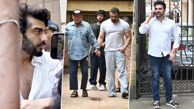 Anil Arora Dies by Suicide: Salim Khan, Arbaaz Khan, Sohail Khan, Arjun Kapoor and Others Visit Malaika Arora and Amrita Arora’s Family Residence (Watch Videos & Pics)