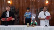 Indra Sena Reddy Nallu Swearing-In Ceremony: Tripura Governor Takes Oath As Acting Governor of Mizoram in Presence of CM Lalduhoma