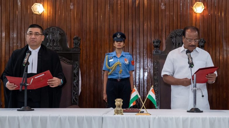 Tripura Governor Indra Sena Reddy Nallu Takes Oath As the Acting Governor of Mizoram