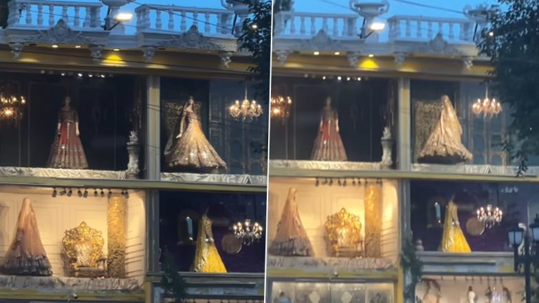 Only in Pakistan! Lehenga-Clad Rotating Mannequins at Pakistan Mall Window Display Are Freaking Shopping Lovers Out (Watch Viral Video)