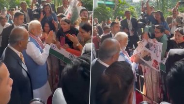 PM Modi’s Singapore Visit: After Brunei, PM Narendra Modi Arrives in Island Country for 2-Day Visit; Will Meet President Tharman Shanmugaratnam (Watch Video)