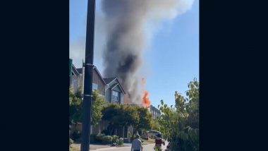 Portland Plane Crash Video: 3 Dead After Small Aircraft Crashes Into Row of Townhouses in Oregon, TV Station Reports