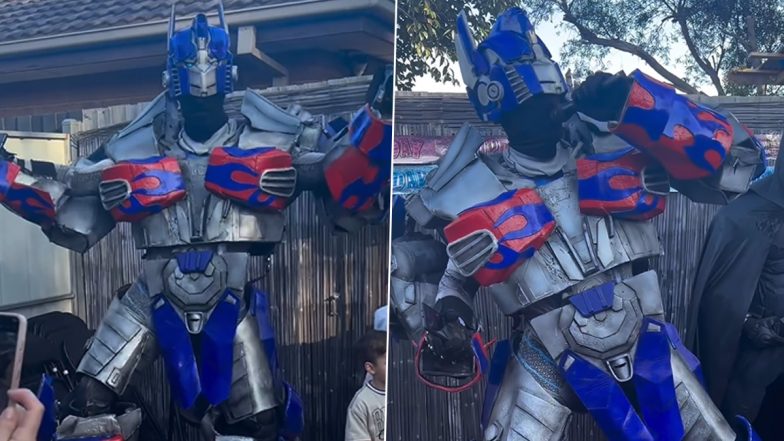 Optimus Prime or Optimus Parminder! This Viral Video Shows 'Optimus Prime' Dancing to 'Nach Punjaban' Song, Sets Comments Section on Fire (Watch Instagram Clip)