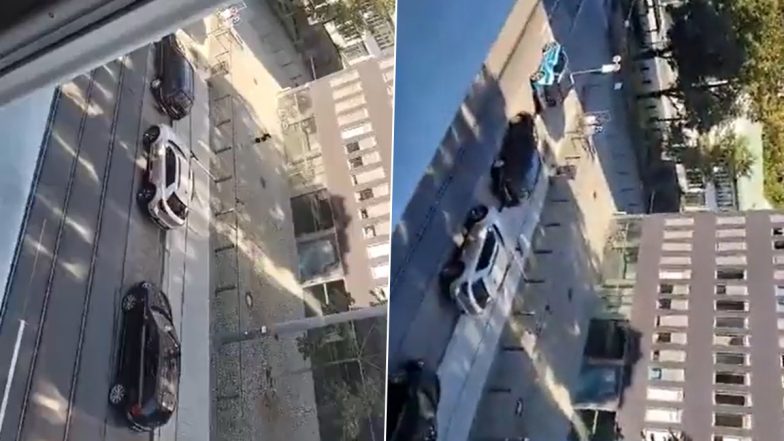 Munich Shooting: Heavy Firing Outside Israeli Consulate in Germany, Terrifying Video Capturing Exchange of Fire Surfaces