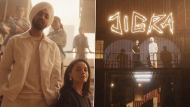 ‘Jigra’ Song ‘Chal Kudiye’: Diljit Dosanjh Enchants With His Magical Voice As He Collaborates With Alia Bhatt For Powerful Anthem (Watch Teaser Video)