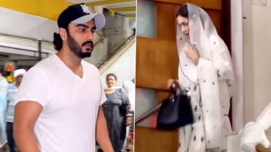 Arjun Kapoor Shows Support to Malaika Arora at Her Father Anil Mehta's Prayer Meet at Mumbai Gurudwara (Watch Video)