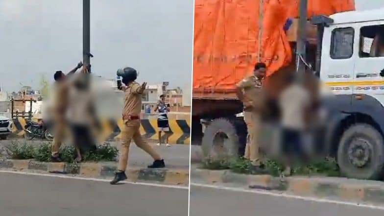 Unnao Shocker: Man’s Body Found Hanging From Pole on Kanpur-Lucknow Highway, Police React After Disturbing Video Goes Viral