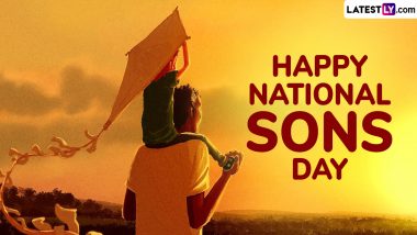 Happy National Sons Day 2024 Wishes, Images and Greetings: Share WhatsApp Messages, HD Wallpapers and Quotes To Celebrate the Bond Between Parents and Sons