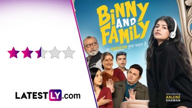 ‘Binny and Family’ Movie Review: Anjini Dhawan’s Debut Movie Has Heartwarming Moments Lost in Predictable Drama (LatestLY Exclusive)