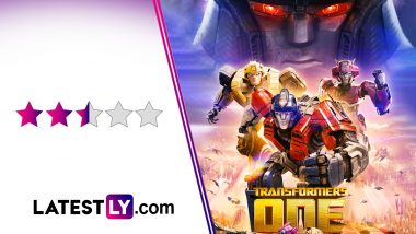 ‘Transformers One’ Movie Review: Origin Story of Optimus Prime and Megatron Is Laced With Marvel Humour and Over-Familiar Plotlines (LatestLY Exclusive)