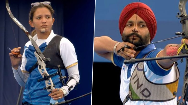 Harvinder Singh And Pooja Lose Bronze Medal Match in Mixed Team Recurve Archery Event at Paris Paralympics 2024 Against Slovenian Pair in Shoot-Off