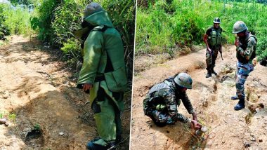 Manipur: Major Disaster Averted in Imphal East, 7 IEDs With 28.5 kg Explosives Found and Neutralised by Indian Army and Police (See Pics)