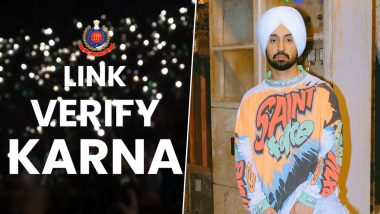 Dil-Luminati Tour: Delhi Police Alerts Diljit Dosanjh Fans With a Creative Twist Ahead of His Concert in India (Watch Video)