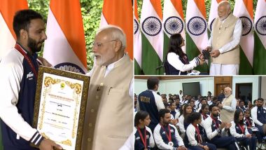 Paris Paralympics 2024: Prime Minister Narendra Modi Meets Indian Contingent at His Residence