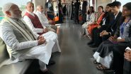 PM Narendra Modi Travels in Ahmedabad Metro After Inaugurating 2nd Phase in Gujarat, Interacts With Youngsters (See Pics and Videos)