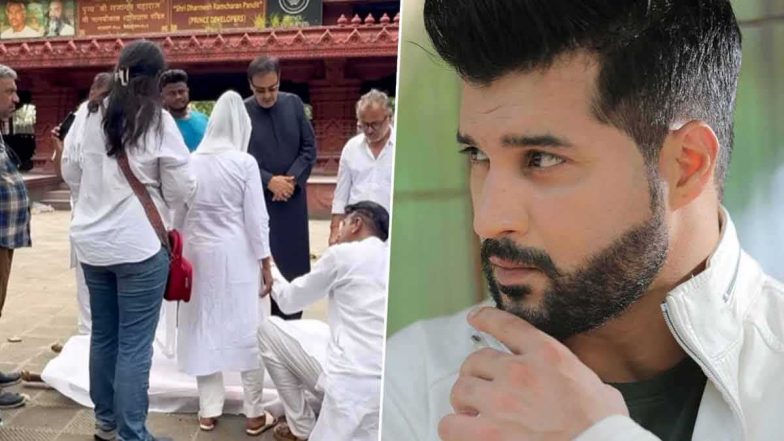 Vikas Sethi Funeral: Sharad Kelkar, Hiten Tejwani and Other Celebs Pay Final Respects to the TV Actor (Watch Video)