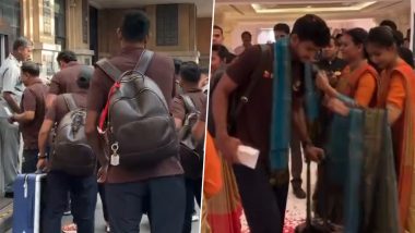 IND vs BAN 2024: Bangladesh Cricket Team Arrives in Chennai for Upcoming Test Series (Watch Video)