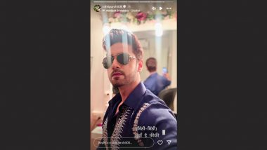 ‘Yeh Rishta Kya Kehlata Hai’ Actor Rohit Purohit Aka Armaan Looks Sharp in Blue Kurta and Stylish Black Shades (View Pic)