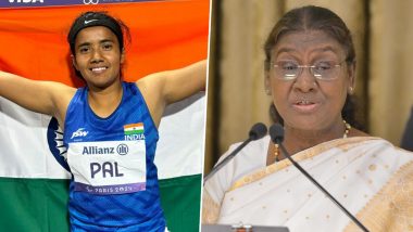 Indian President Droupadi Murmu Congratulates Para-Sprinter Preeti Pal on Her Second Medal at Paris Paralympics 2024