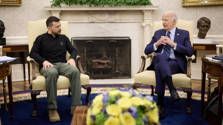 Joe Biden Hosts Volodymyr Zelensky in White House, Says ‘Russia Won’t Prevail’,