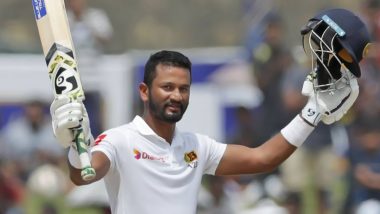 Sri Lanka Batter Dimuth Karunaratne Joins Elite Company of Kumar Sangakkara, Mahela Jayawardene for Scoring 7000-Run in Test Format