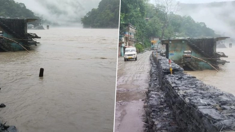 Heavy Rain in Sikkim Triggers Multiple Landslides, Bridge Damaged