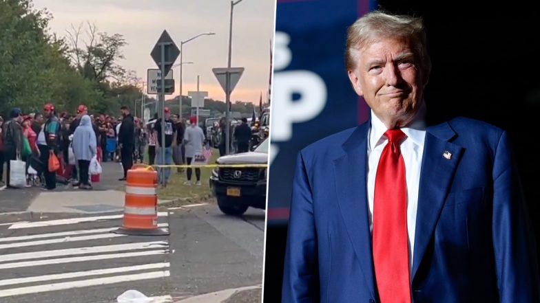 Donald Trump Targetted Again? Car With Suspicious Item Found Near Former US President's Rally on Long Island, Driver Flees; Probe Launched