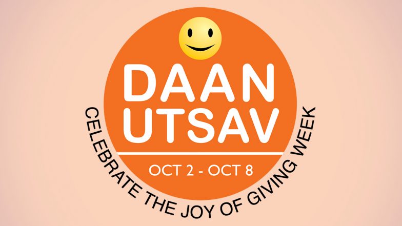 When Is Daan Utsav 2024? All You Need To Know About Joy of Giving Week