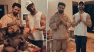 Karan Wahi and Rithvik Dhanjani Introduce Their Eco-Friendly Ganpati Idols in &lsquo;Kyunki Saas Bhi Kabhi Bahu Thi&rsquo; Style Ahead of Ganesh Chaturthi (Watch Video)