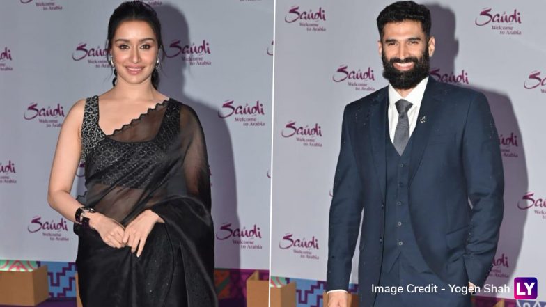 Shraddha Kapoor and Aditya Roy Kapur Reignite ‘Aashiqui 2’ Memories at Spectacular Saudi Event in BKC, Mumbai (Watch Video & Pics)