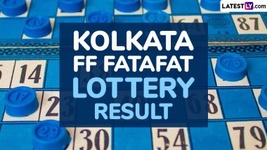 Kolkata Fatafat Result Today: Kolkata FF Result for September 19, 2024 Declared, Check Winning Numbers and Result Chart of Satta Matka-Type Lottery Game