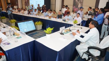 Madhya Pradesh CM Mohan Yadav Chairs Review Meeting in Indore, Announces Metropolitan Development Plans for 2047 (See Pics)