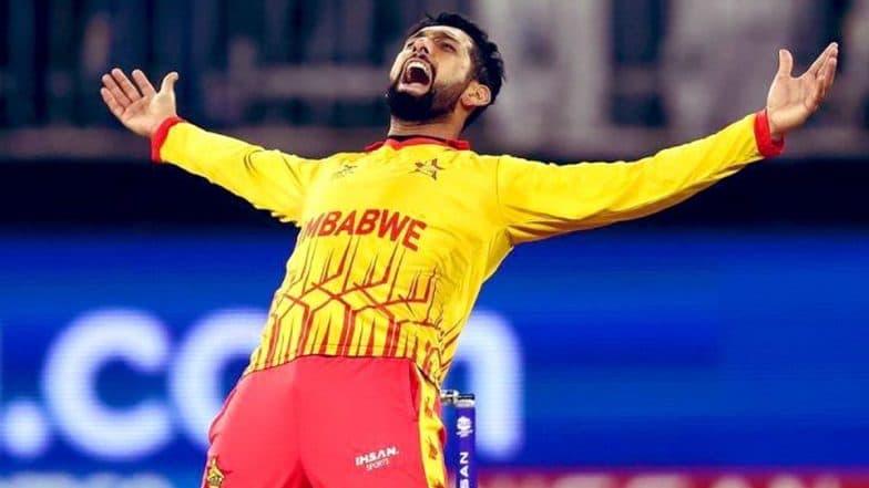 Sikandar Raza Creates History By Becoming the First Player to Make 100 T20I Appearances for Zimbabwe, Receives Special Cap from Craig Ervine Ahead of ZIM vs AFG 1st T20I 2024 (Watch Video)