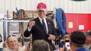 Joe Biden Dons &lsquo;TRUMP 2024&rsquo; Hat During 9/11 Attacks Memorial Event in Pennsylvania, White House Calls It &lsquo;Show of Unity&rsquo; (See Pics and Video)